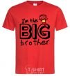 Men's T-Shirt I'm the big brother red фото