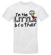 Men's T-Shirt I'm the little brother White фото