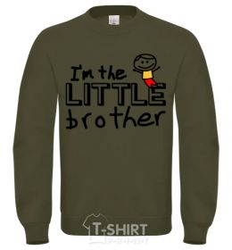 Sweatshirt I'm the little brother sand фото