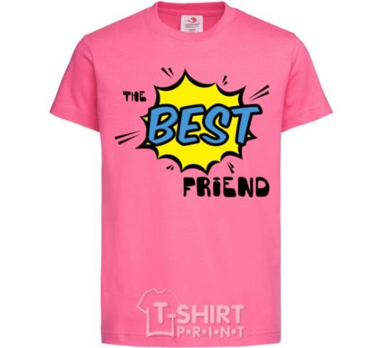 Kids T-shirt The best friend heliconia фото