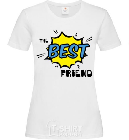 Женская футболка The best friend Белый фото