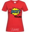 Women's T-shirt The best friend red фото