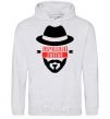 Men`s hoodie Best daddy sport-grey фото