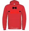 Men`s hoodie The best son bright-red фото