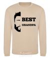 Sweatshirt Best grandpa sand фото