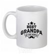 Ceramic mug Best grandpa in the world White фото