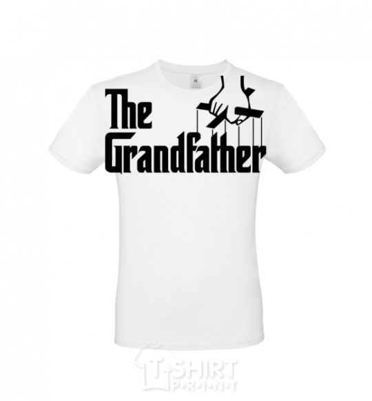 Men's T-Shirt The grandfather V.1 White фото