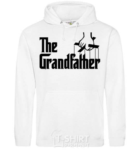 Men`s hoodie The grandfather V.1 White фото