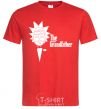 Men's T-Shirt The grandfather Rick red фото
