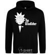 Men`s hoodie The grandfather Rick black фото