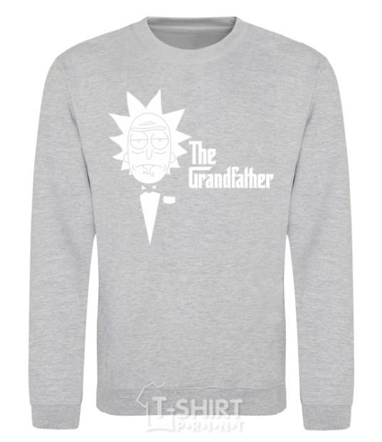 Sweatshirt The grandfather Rick sport-grey фото