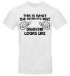 Men's T-Shirt This is what the worlds bestgrandfather looks like White фото