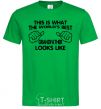 Men's T-Shirt This is what the worlds bestgrandfather looks like kelly-green фото