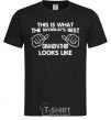 Men's T-Shirt This is what the worlds bestgrandfather looks like black фото