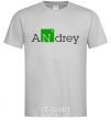 Men's T-Shirt Andrey grey фото