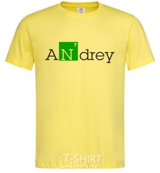 Men's T-Shirt Andrey cornsilk фото