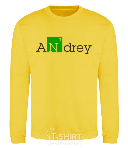 Sweatshirt Andrey yellow фото