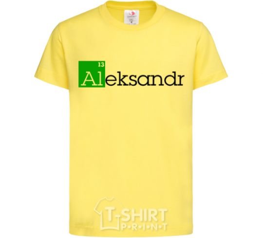 Kids T-shirt Aleksandr cornsilk фото
