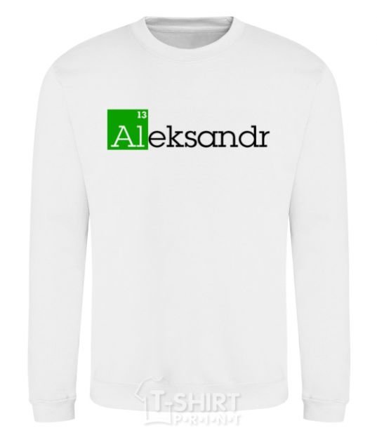 Sweatshirt Aleksandr White фото