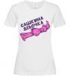 Women's T-shirt Sasha's girl bow White фото