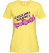 Women's T-shirt Sasha's girl bow cornsilk фото