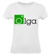 Women's T-shirt Olga White фото