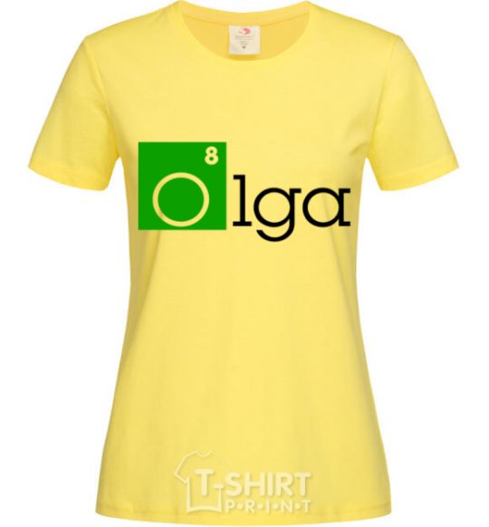 Women's T-shirt Olga cornsilk фото