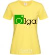 Women's T-shirt Olga cornsilk фото