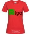 Women's T-shirt Olga red фото