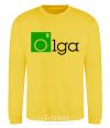 Sweatshirt Olga yellow фото