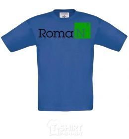 Kids T-shirt Roman royal-blue фото