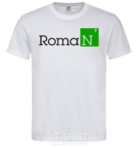 Men's T-Shirt Roman White фото