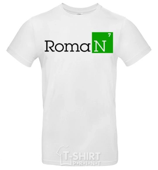 Men's T-Shirt Roman White фото