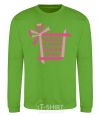 Sweatshirt Yulka is not a gift Yulka is a surprise orchid-green фото