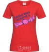 Women's T-shirt Vanka's girl red фото