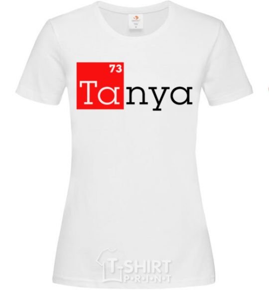 Женская футболка Tanya Белый фото