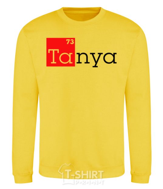 Sweatshirt Tanya yellow фото