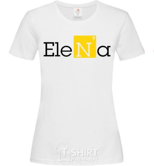 Женская футболка Elena Белый фото
