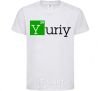 Kids T-shirt Yuriy White фото