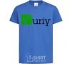 Kids T-shirt Yuriy royal-blue фото