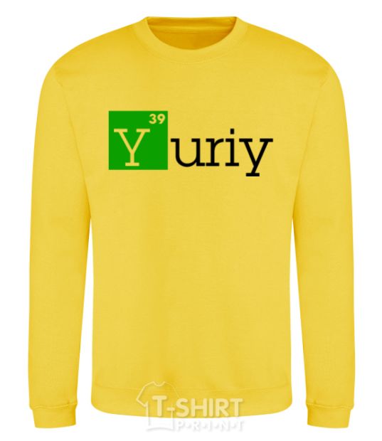 Sweatshirt Yuriy yellow фото