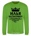 Sweatshirt Ilya Batkovich orchid-green фото