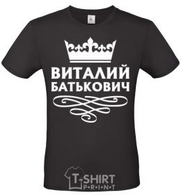 Men's T-Shirt Vitaliy Batkovych black фото