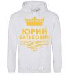 Men`s hoodie Yuri Batkovich sport-grey фото