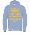 Men`s hoodie Yuri Batkovich sky-blue фото