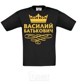 Kids T-shirt Vasyl Batkovych black фото