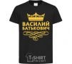 Kids T-shirt Vasyl Batkovych black фото