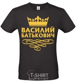 Men's T-Shirt Vasyl Batkovych black фото