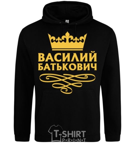 Men`s hoodie Vasyl Batkovych black фото