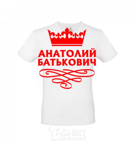 Men's T-Shirt Anatoliy Batkovych White фото